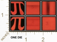 Dice : MINT25 SHAPEWAYS MCTRIVIA PI D6 01