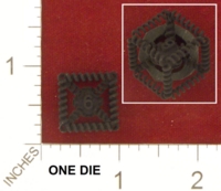 Dice : MINT25 SHAPEWAYS MCTRIVIA SPRING D6 01