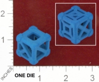 Dice : MINT25 SHAPEWAYS WILLLAPUERTA CAGE 6 SIDED DIE 01