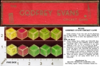 Dice : MINT26 BELTON PRODUCTS THE GODFREY EVANS CRICKET GAME 01