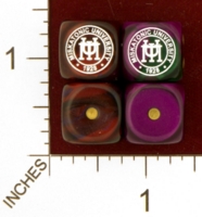 Dice : MINT26 CHESSEX CUSTOM FOR RACERSKA CTHULHU MISKATONIC UNIVERSITY 1928 01