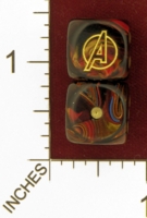 Dice : MINT26 CHESSEX MARVEL AVENGERS 01