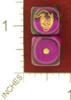 Dice : MINT26 CHESSEX MARVEL GREEN GOBLIN 01