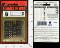Dice : MINT26 FLAMES OF WAR DD015 FELDHERRNHALLE DICE 01