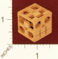 Dice : MINT26 SHAPEWAYS ARTFUL SCHRAPNEL HAPPY SKULL DIE 01