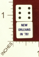Dice : MINT26 UNKNOWN NEW ORLEANS IN 78