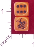 Dice : MINT27 CHESSEX CUSTOM FOR JSPASSNTHRU LADYBUG 01