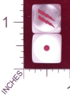Dice : MINT27 CHESSEX CUSTOM FOR JSPASSNTHRU LIGHTNING BOLTS 01