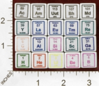 Dice : MINT27 ERIC HARSHBARGER PERODIC TABLE DICE 01
