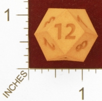 Dice : MINT27 SHAPEWAYS DIZINGOF 2 SIDES RHOMBIC D12 01