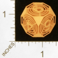 Dice : MINT27 SHAPEWAYS MANDALORIAN HEX DIE 01