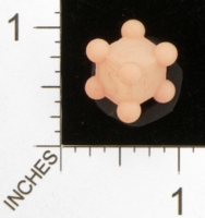 Dice : MINT27 SHAPEWAYS MANDALORIAN SIX SIDED DIE 01