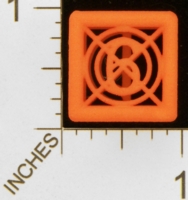 Dice : MINT27 SHAPEWAYS MCTRIVIA D6 GRID DIE 06 09
