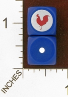 Dice : MINT28 NERO GAMING DICE ALLIES FRANCE LE COQ 01