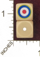 Dice : MINT28 NERO GAMING DICE ALLIES UNITED KINGDOM ROUNDEL 01