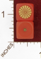 Dice : MINT28 NERO GAMING DICE AXIS JAPAN IMPERIAL SEAL 01