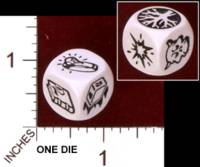 Dice : MINT29 IRON CROWN ENTERPRISES CITIES OF DOOM ACTION DICE RING DIE 01
