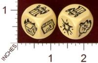 Dice : MINT29 IRON CROWN ENTERPRISES CITIES OF DOOM ACTION DICE RUNE STEALER DICE 01