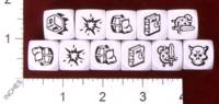 Dice : MINT29 IRON CROWN ENTERPRISES CITIES OF DOOM ACTION DICE STANDARD DICE 01