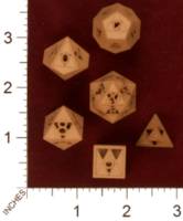 Dice : MINT29 SHAPEWAYS INTERIUS WORKSHOP TRIFORCE DICE 6 PIECED SET 01