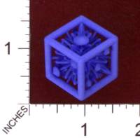 Dice : MINT29 SHAPEWAYS MCTRIVIA D6 GRID DIE 09 10