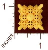 Dice : MINT29 SHAPEWAYS MCTRIVIA D6 GRID DIE 16 10