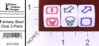 Dice : MINT29 SILVER COMPASS DESIGNS BLOOD BOWL 01