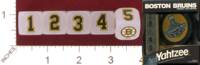 Dice : MINT29 USAOPOLY YAHTZEE BOSTON BRUINS STANLEY CUP EDITION 01