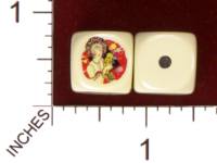 Dice : MINT29 YAK YAKS 30S ART WOMAN AND CAT 01