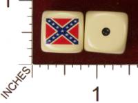 Dice : MINT29 YAK YAKS CONFEDERATE STATES OF AMERCIA FLAG 01