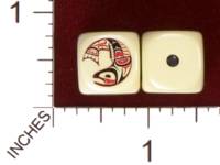 Dice : MINT29 YAK YAKS HAIDA ART SALMON 01