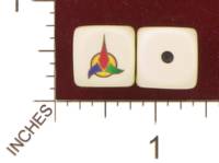 Dice : MINT29 YAK YAKS KLINGON EMPIRE SYMBOL 01
