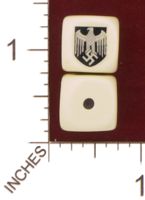 Dice : MINT29 YAK YAKS NAZI GERMANY HEERESADLER WERMACHT SHIELD 01