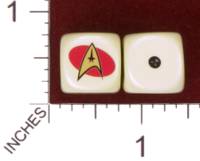 Dice : MINT29 YAK YAKS USS ENTERPRISE STAR TREK 01