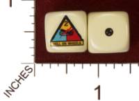 Dice : MINT29 YAK YAKS US ARMY 2ND ARMORED DIVISION 01