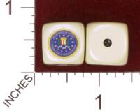 Dice : MINT29 YAK YAKS US DEPARTMENT OF JUSTICE FEDERAL BUREAU OF INVESTIGATION FBI 01