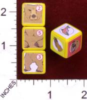 Dice : MINT30 PRINT AND PLAY PRODUCTIONS CHUNKY FIGHTERS BEAR 01