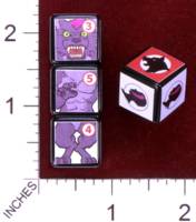 Dice : MINT30 PRINT AND PLAY PRODUCTIONS CHUNKY FIGHTERS WEREWOLF 01