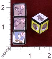 Dice : MINT30 PRINT AND PLAY PRODUCTIONS CHUNKY FIGHTERS ZOMBIE 01