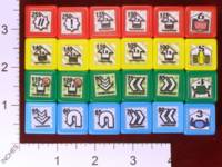 Dice : MINT30 PRINT AND PLAY PRODUCTIONS ROBODERBY EXPRESS ROBOT DICE 01