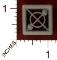Dice : MINT30 SHAPEWAYS MCTRIVIA D6 GRID DIE 04 10
