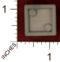 Dice : MINT30 SHAPEWAYS MCTRIVIA D6 GRID DIE 08 06