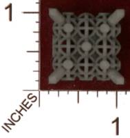 Dice : MINT30 SHAPEWAYS MCTRIVIA D6 GRID DIE 16 01