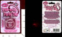 Dice : MINT32 BALL AND CHAIN BRIDE TO BE PARTY DIE 01