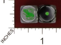 Dice : MINT32 CHESSEX CUSTOM FOR CATALYST GAME LABS BATTLETECH CLAN JADE FALCON 01