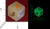 Dice : MINT32 UNKNOWN CHINESE GLOW IN THE DARK DICE 02