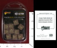 Dice : MINT33 WARLORD GAMES BOLT ACTION ORDER DICE BROWN 01