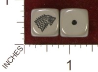 Dice : MINT35 CATMONKEY GEORGE RR MARTIN GAME OF THRONES HOUSE STARK