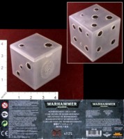 Dice : MINT35 GAMES WORKSHOP BOMBARDMENT DICE 02 CONTAINER DIE