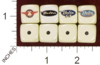 Dice : MINT35 HOMEMADE DELTA AIRLINES 02